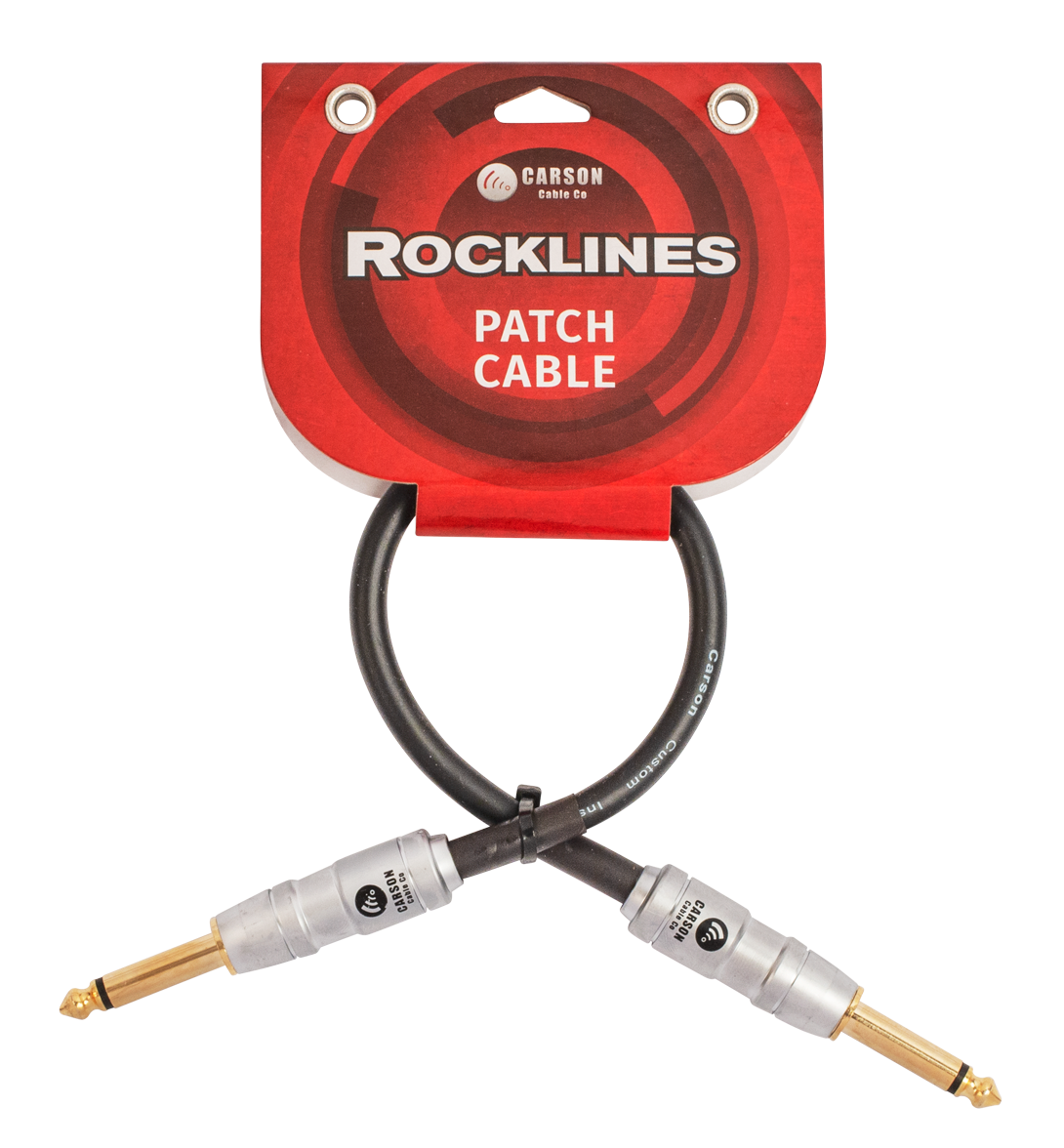 Carson | RAP1SS | 1 ft Patch Cable | Black Carson | RAP1SS | 1 ft Patch Cable | Black